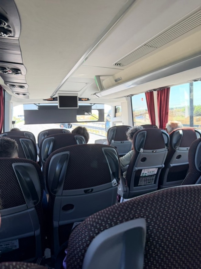 bus with empty seats